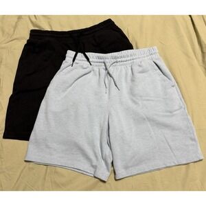 2 Pair Wonder Nation Boys Shorts Sz 18 / XXL - 1 Blue & 1 Black (Lot of 2 Pairs)